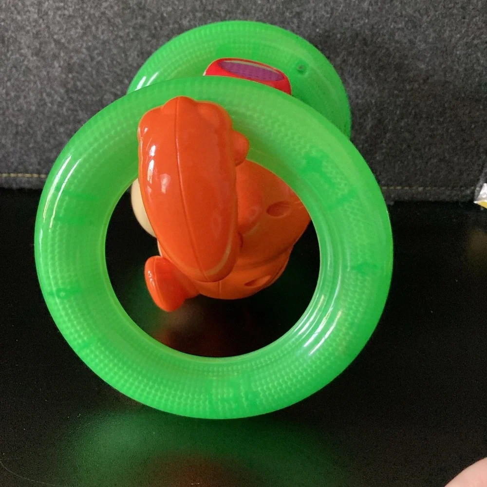 Bright Starts Roll‎ and Glow Monkey Baby Toy Play To Learn Orange & Green Works
